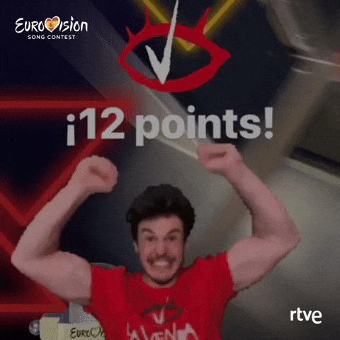 12 points GIF by Eurovisión RTVE