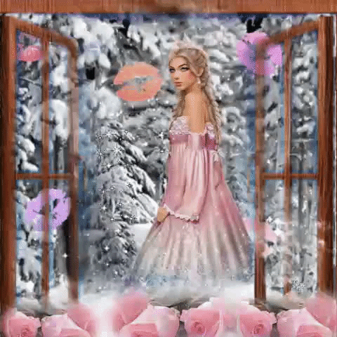 Snow Love GIF