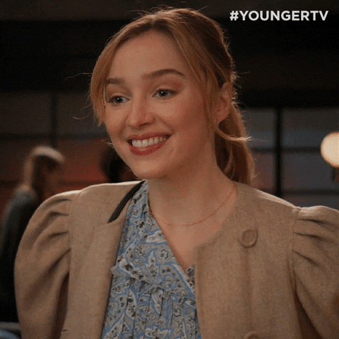 Clare Smile GIF by YoungerTV