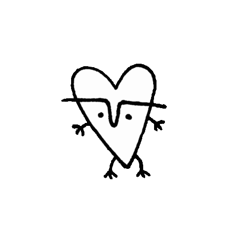 Heart Sticker by Uhes Upcycle