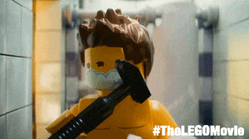 Good Morning Hair GIF by The LEGO Movie