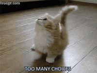 Too Many Choices GIFs - Get the best GIF on GIPHY
