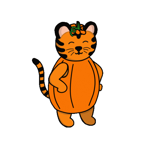 Rit Tigers Halloween Sticker by Rochester Institute of Technology