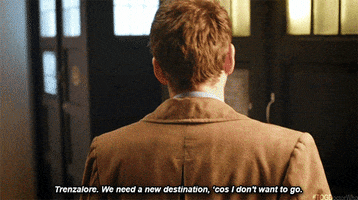 I Dont Want To Go Doctor Who GIF by Temple Of Geek
