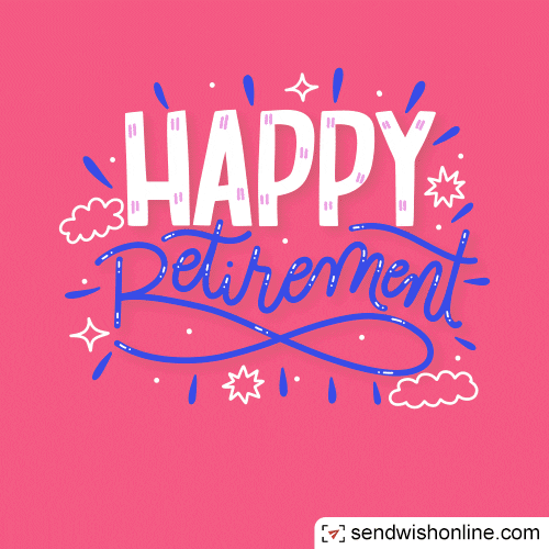 Happy Holidays Retirement GIF by sendwishonline.com
