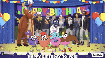 get moving happy birthday GIF by GoNoodle