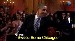 barack obama chicago GIF