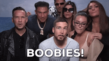jersey shore boobies GIF by Jersey Shore Family Vacation