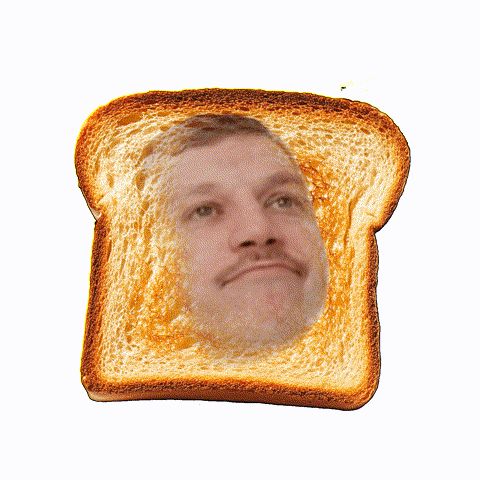 Hungry Sticker by Golden Toast