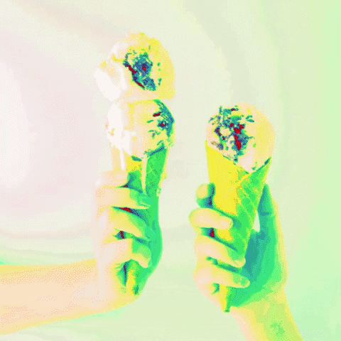 Kristen’s Kick-Ass Ice Cream GIF