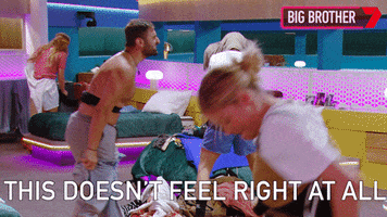 Clothes Doesnt Feel Right GIF by Big Brother Australia