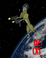 cat space GIF by Scorpion Dagger
