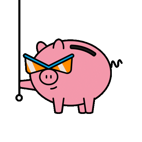 Cool Pig Sticker by State Insurance NZ