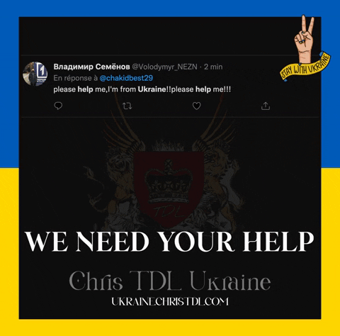 ChrisTDLUkraineSupport help support war ukraine GIF