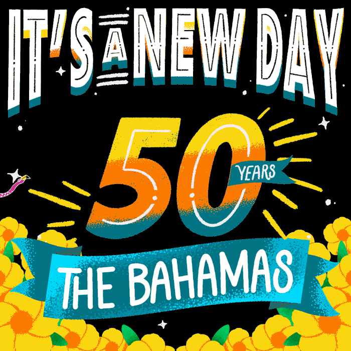 Tropical Island Happy Independence Day GIF by Bahamas Forward