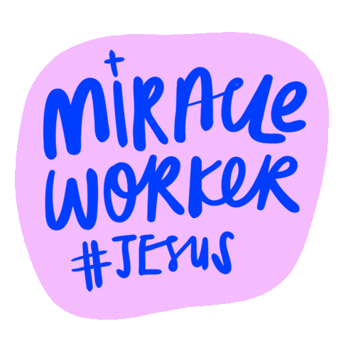 Miracle Worker Jesus Sticker