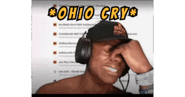 Cry Streamer Sticker