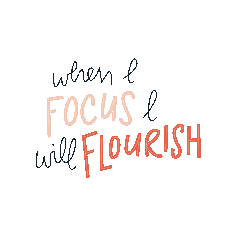 Focus & Flourish Sticker