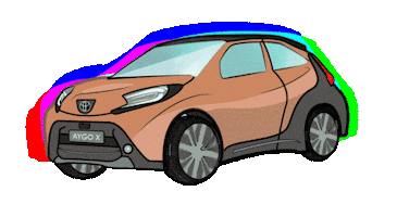 Car Ride Sticker by Toyota Italia