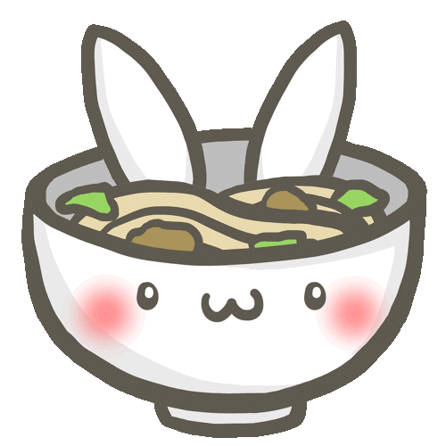 Rabbit Noodles Sticker by yang.823