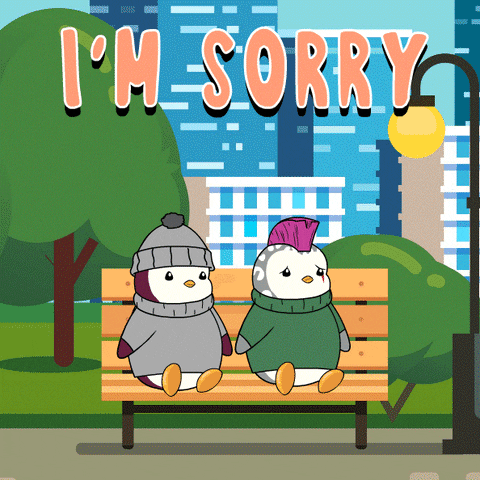 Sad Forgive Me GIF by Pudgy Penguins