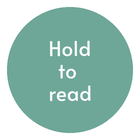 Holdtoread Sticker by Tessaas