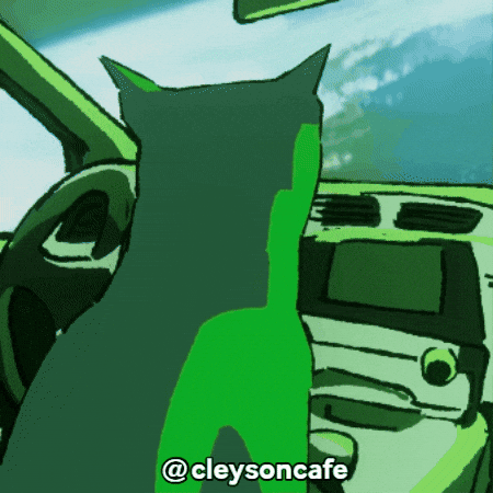 Shocked Cat GIF