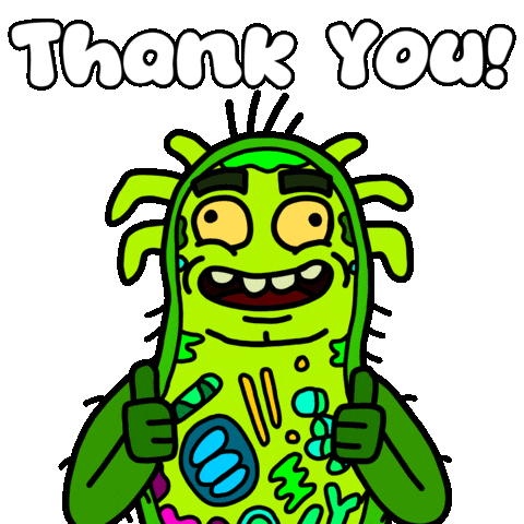 Thanks Thank You Sticker by herbertonic