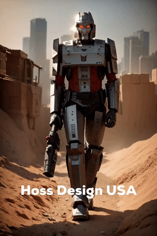 Robot Walking GIF by HOSSDESIGNUSA