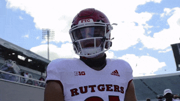 RFootball celebration clapping touchdown rutgers GIF