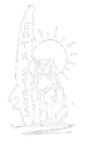 Art Dog Sticker by Nomehas Visuals ™