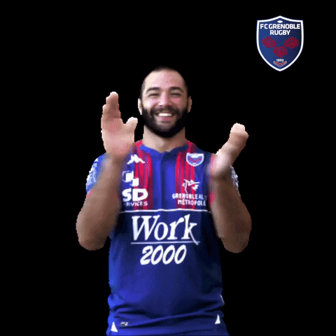 Standing Ovation Applause GIF by FCG Rugby