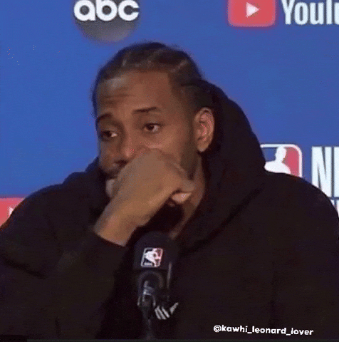 Kawhi Leonard Sad GIF