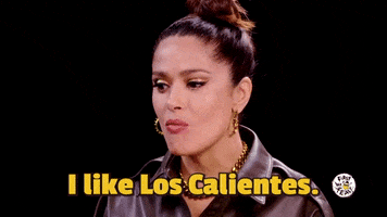 Salma Hayek Hot Ones GIF by First We Feast