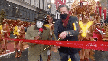 Macys Parade Ribbon Cutting GIF by The 94th Annual Macy’s Thanksgiving Day Parade