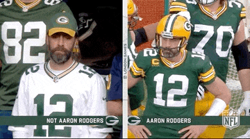 Twinning Aaron Rodgers GIF by NFL