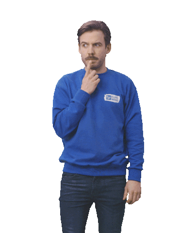 Thinking Überlegen Sticker by Kühlmann