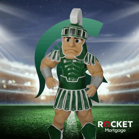 Michigan State College GIF by Rocket Mortgage