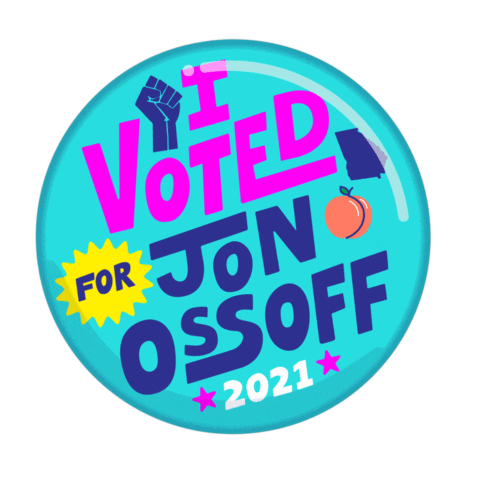 Senate Race Georgia Sticker by Creative Courage