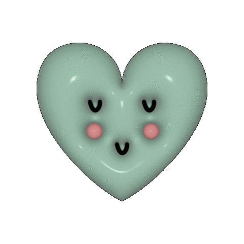 Heart Mint Sticker by Calotti