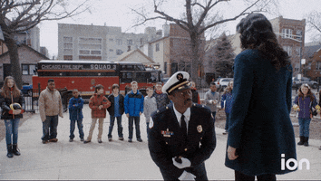 Propose Chicago Fire GIF by ION