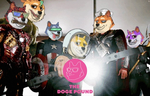 Avengers Dogecoin GIF by The Doge Pound thumbnail