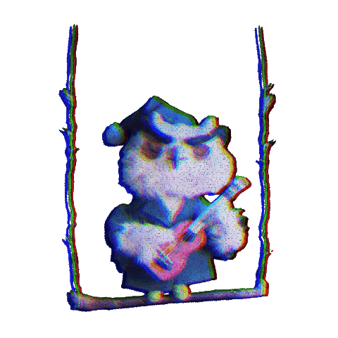 Christmas Bird Sticker