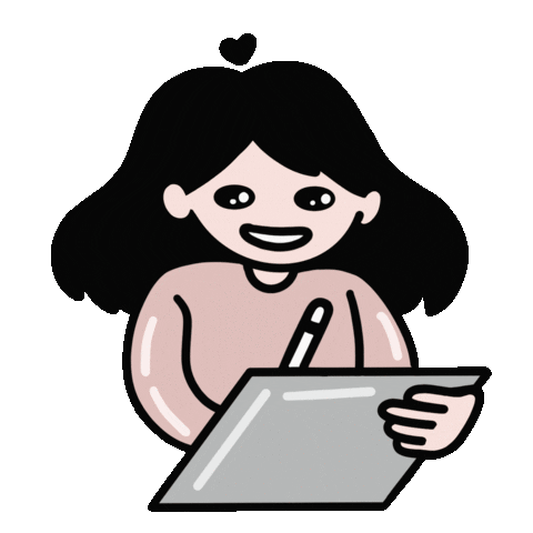 Happy Drawing Sticker