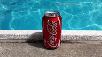 coca cola water GIF