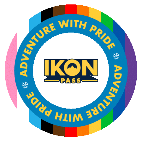 Ikon Pass Pride Sticker by ikonpass