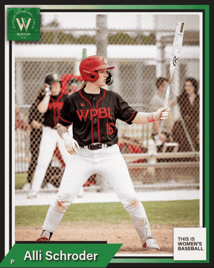 Trading Card Boston GIF by This is Women's Baseball