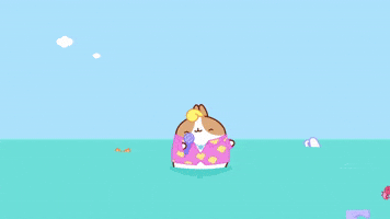 little mermaid singing GIF by Molang