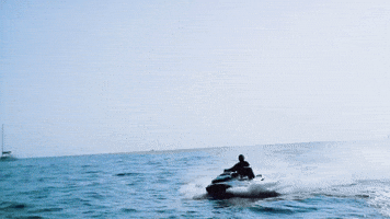 Waves Riding GIF