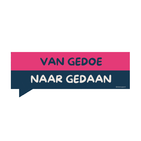 Gedoe Sticker by DOE Support